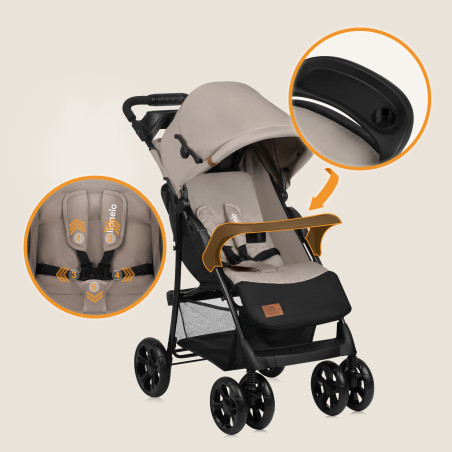 Lionelo Silla de paseo Emma Plus Beige Latte