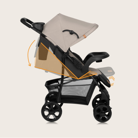 Lionelo Silla de paseo Emma Plus Beige Latte