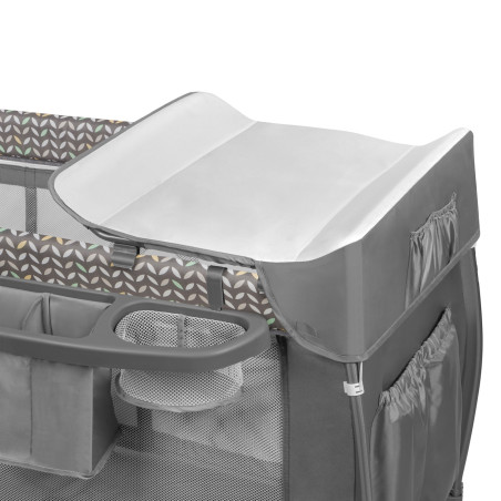 Lionelo Cuna de Viaje 2en1 Sven Plus | Grey Scandi