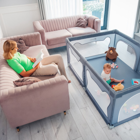 Lionelo Parque cuadrado Willow Grey Concrete