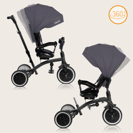 Lionelo Triciclo Tris Plus Grey Stone