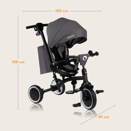 Lionelo Triciclo Tris Plus Grey Stone