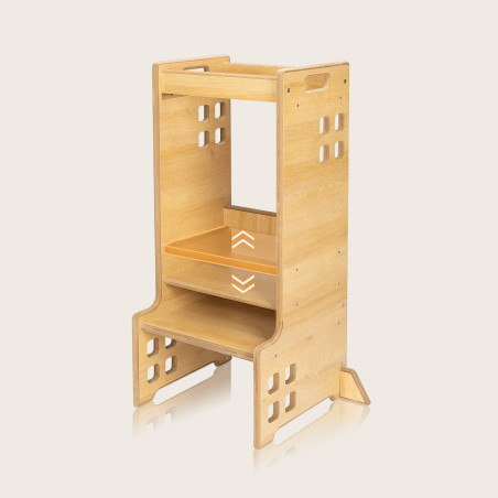 Lionelo Torre de aprendizaje Montessori natural madera