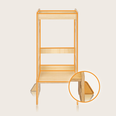 Lionelo Torre de aprendizaje Montessori natural madera