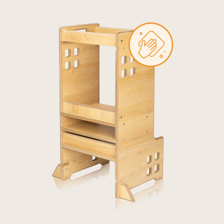 Lionelo Torre de aprendizaje Montessori natural madera