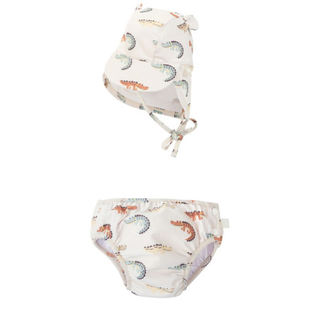 Bimbidreams Set Bañador + gorra con protección solar UV Caiman 3-12 M
