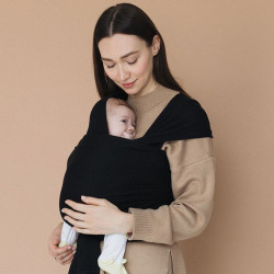 Love & Carry Fular Ergonómico de Modal Noir