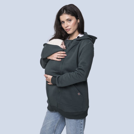 Love and Carry Sudadera de Maternidad y Porteo Emerald Talla L