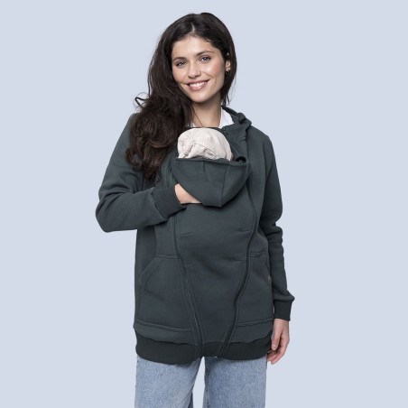 Love and Carry Sudadera de Maternidad y Porteo Emerald Talla XL