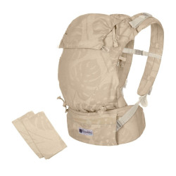 Quokkababy Mochila Portabebés E-Carrier Taupe Leaves
