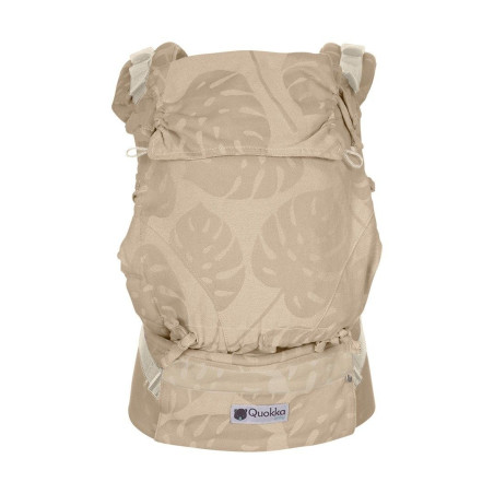 Quokkababy Mochila Portabebés E-Carrier Taupe Leaves