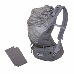 Quokkababy Mochila Portabebés E-Carrier Mesh Light Grey