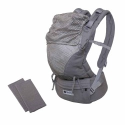 Quokkababy Mochila Portabebés E-Carrier Mesh Light Grey