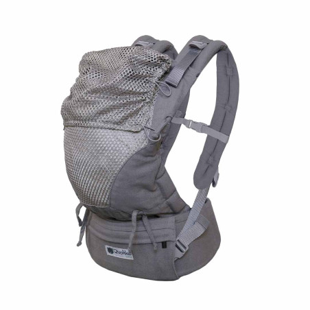 Quokkababy Mochila Portabebés E-Carrier Mesh Light Grey