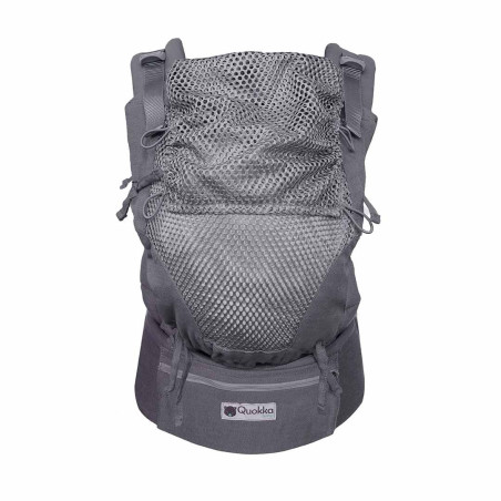 Quokkababy Mochila Portabebés E-Carrier Mesh Light Grey