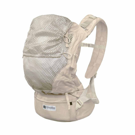 Quokkababy Mochila Portabebés E-Carrier Taupe Leaves