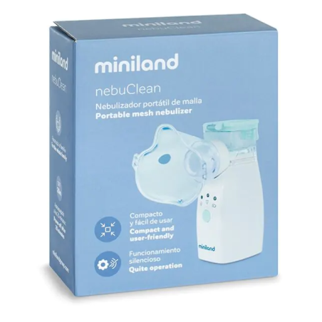 Miniland Nebulizador para niños y adultos Nebuclean