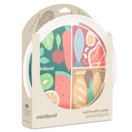 Miniland Plato para aprender a comer nutrihealthy