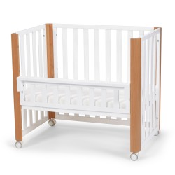 Kinderkraft Cuna de bebé 4 en 1 KOYA madera - blanco