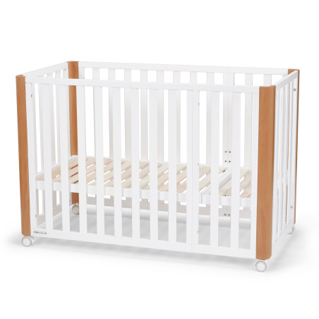 Kinderkraft Cuna de bebé 4 en 1 KOYA madera - blanco