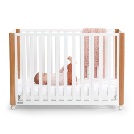 Kinderkraft Cuna de bebé 4 en 1 KOYA madera - blanco