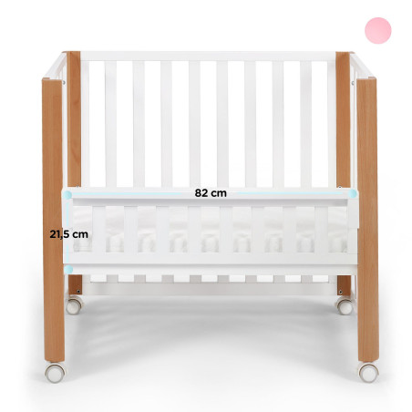 Kinderkraft Cuna de bebé 4 en 1 KOYA madera - blanco