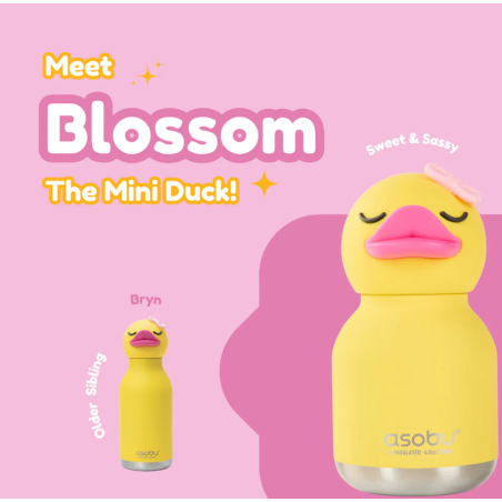 Asobu Mini botella termo Bestie Patito 200ml