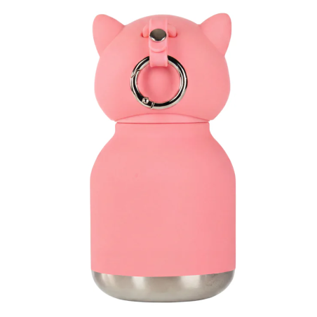 Asobu Mini botella termo Bestie Zorro rosa 200ml