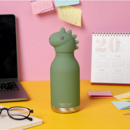 Asobu Botella termo Bestie Dinosaurio 460 ml