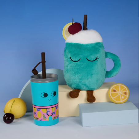 Asobu Vaso de peluche Fuzzie Pina 360 ml