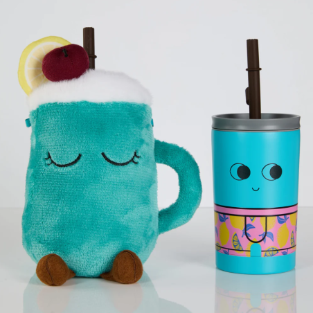 Asobu Vaso de peluche Fuzzie Pina 360 ml