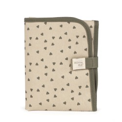 Walking Mum Cambiador Corazones Poppy Musgo