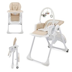 Kinderkraft Trona 2 en 1 Tummie Beige