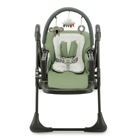 Kinderkraft Trona y hamaca 2 en 1 Tummie Green