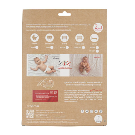Bimbidreams Sabana bajera cuna 2 en 1 - Termocontrol