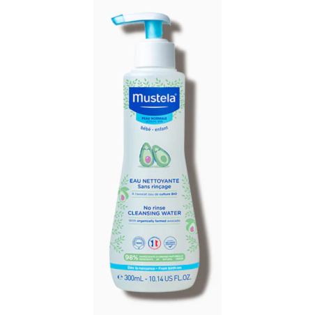 Mustela Agua limpiadora sin aclarado con Aguacate BIO