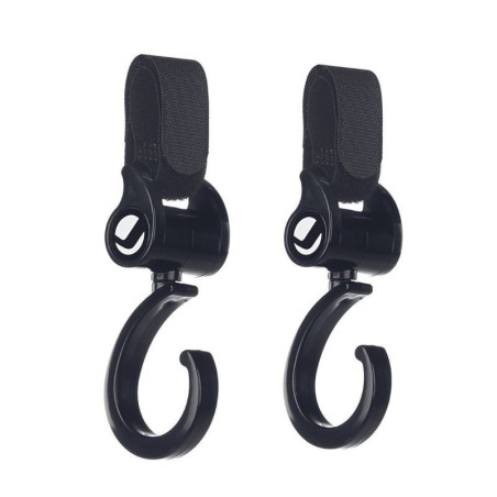 Jané - Colgador Multifunción en negro (Pack de 2)