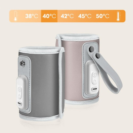 Lionelo Thermup Go calientabiberones portátil Grey Silver