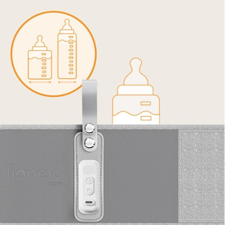 Lionelo Thermup Go calientabiberones portátil Grey Silver