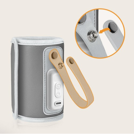 Lionelo Thermup Go calientabiberones portátil Grey Silver