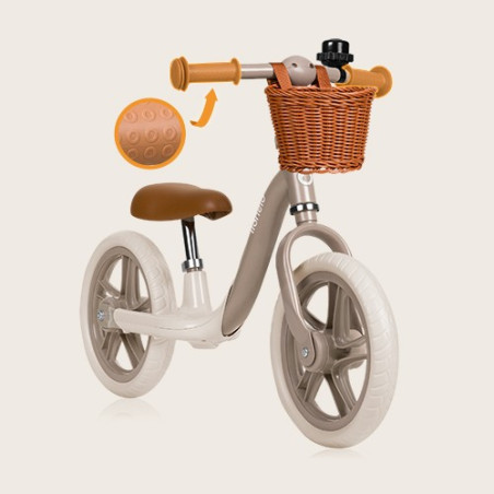 Lionelo Bicicleta de equilibrio Alex Plus Beige Sand