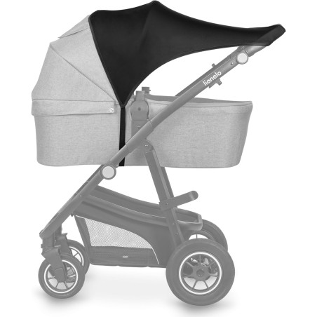 Lionelo Parasol para carrito Black Carbon