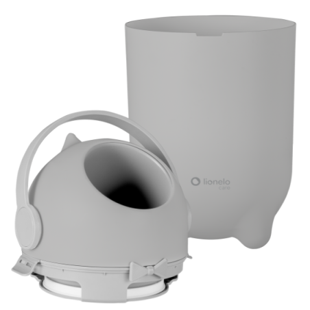 Lionelo Cubo para pañales Purebin Grey