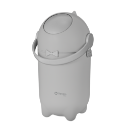 Lionelo Cubo para pañales Purebin Grey