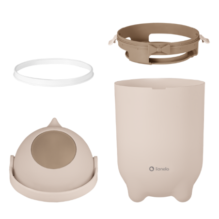 Lionelo Cubo para pañales Purebin Beige Sand
