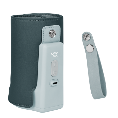 Lionelo Thermup Go Plus calientabiberones portátil Green Graphite