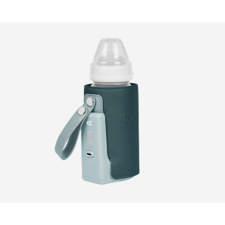 Lionelo Thermup Go Plus calientabiberones portátil Green Graphite