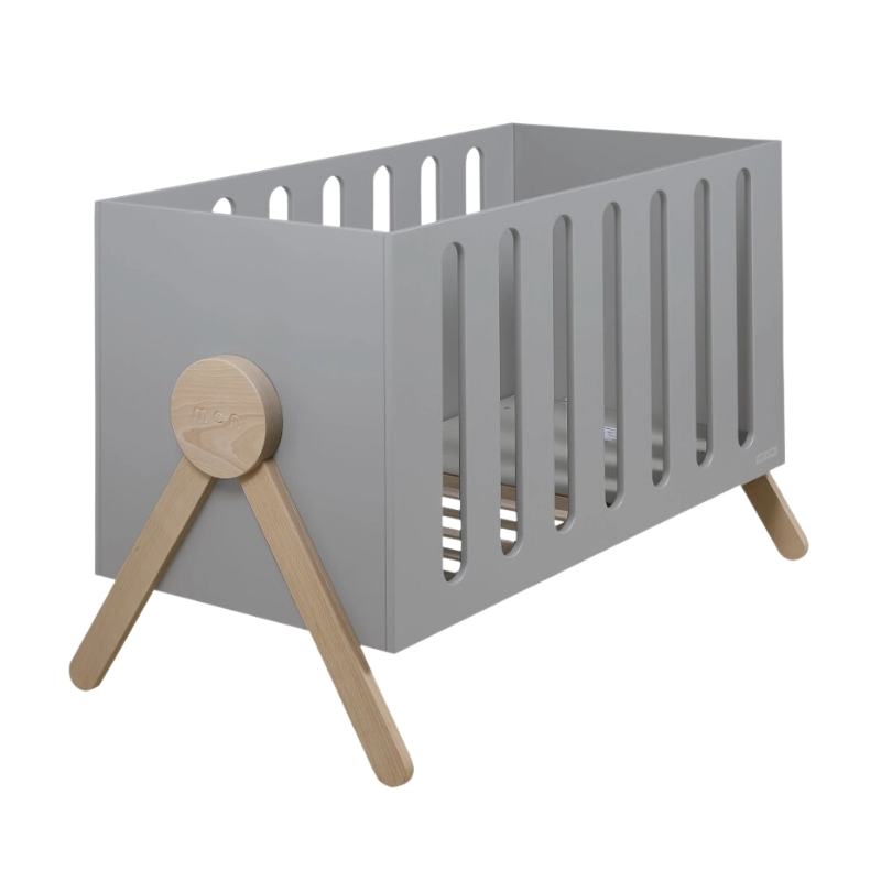 Micuna Cuna camita 140 x 70 Bed Swing Gris - madera