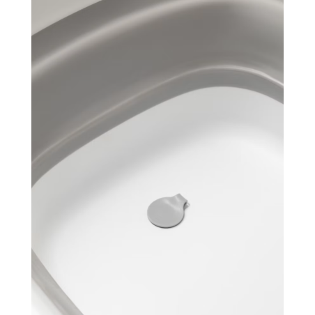 Twistshake Bañera plegable + soporte + REGALOS blanco - gris
