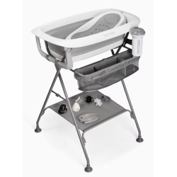 Twistshake Bañera plegable + soporte + REGALOS blanco - gris